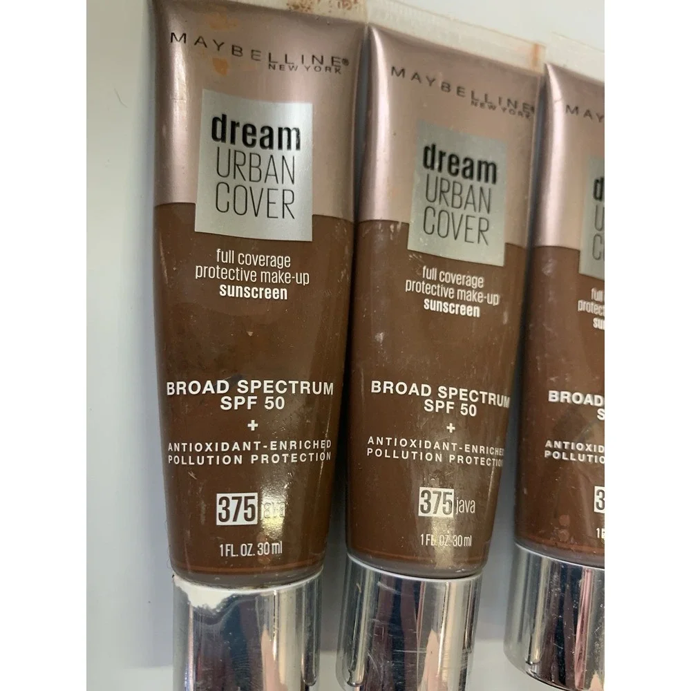 Maybelline Dream Urban Cover Foundation Expired Lot Of‎ 6 # 375 Java